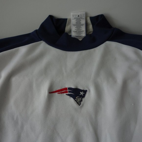 Reebok Team Apparel New England Patriots Long Sleeve Shirt Size S - Picture 5 of 7